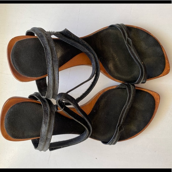 Lisa Nading Bibbette Black Sandals 37 - Picture 2 of 4